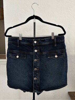 Express Denim High Rise Skort Size 10